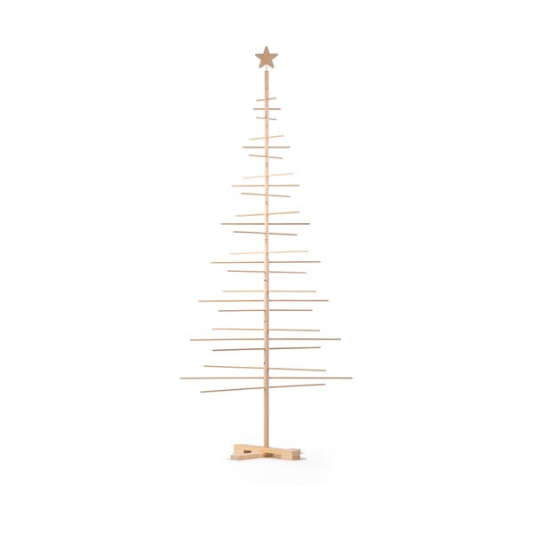 Fából készült karácsonyfa, magasság 240 cm - Nature Home