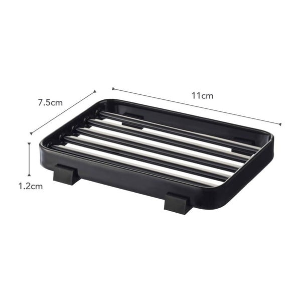 Tower fekete szappantartó - YAMAZAKI-image-2