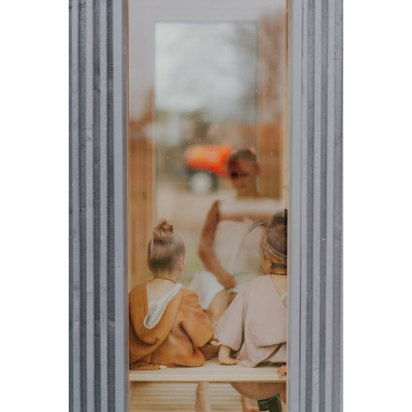 Konyakbarna muszlin gyerek fürdőponcsó méret M - Malomi Kids-image-2