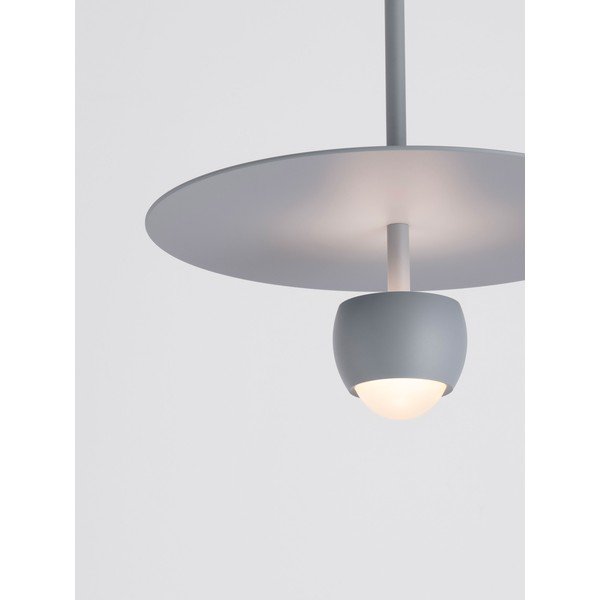 Szürkéskék alumínium LED függőlámpa ø 30 cm Edem – Nova Luce-image-2