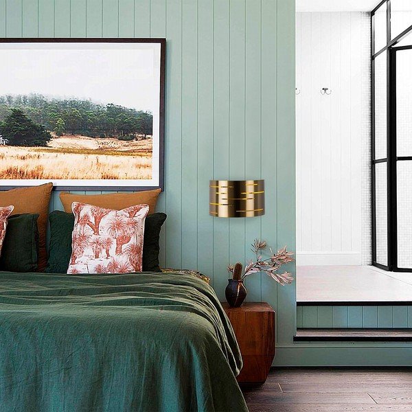 Aranyszínű fali lámpa – Opviq lights-image-1