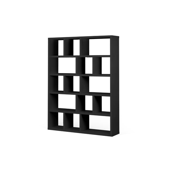 Fekete könyvespolc 150x198 cm Berlin – TemaHome-image-2