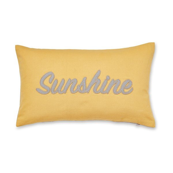 Sunshine sárga pamut díszpárna, 30 x 50 cm - Cooksmart ®