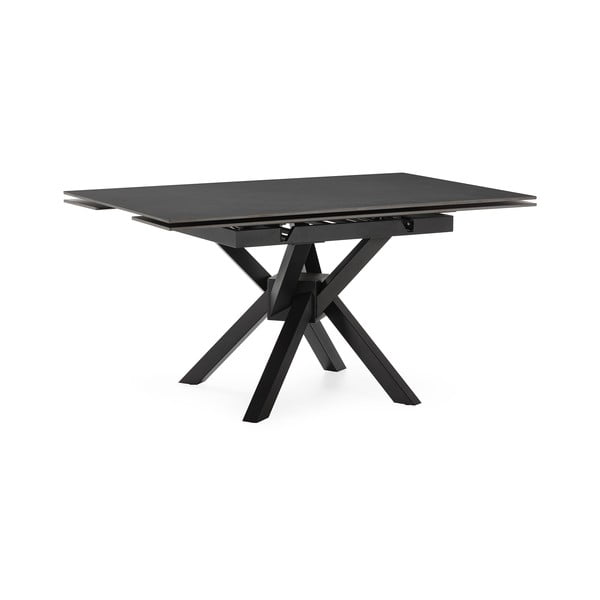 Bővíthető étkezőasztal kő asztallappal, hosszabbító asztallappal 90x150 cm Arlene – Marckeric-image-2