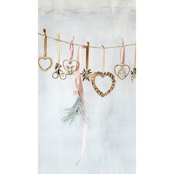 Aranyszínű függő karácsonyi dekoráció - Kähler Design-image-4