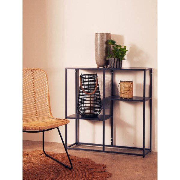 Szürke acél polcos állvány 80x81x26 cm Acero – Premier Housewares-image-1