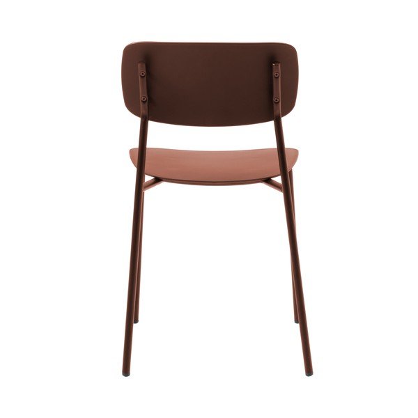 Terrakotta színű étkezőszék szett 2 db-os Kirkland – Unique Furniture-image-3