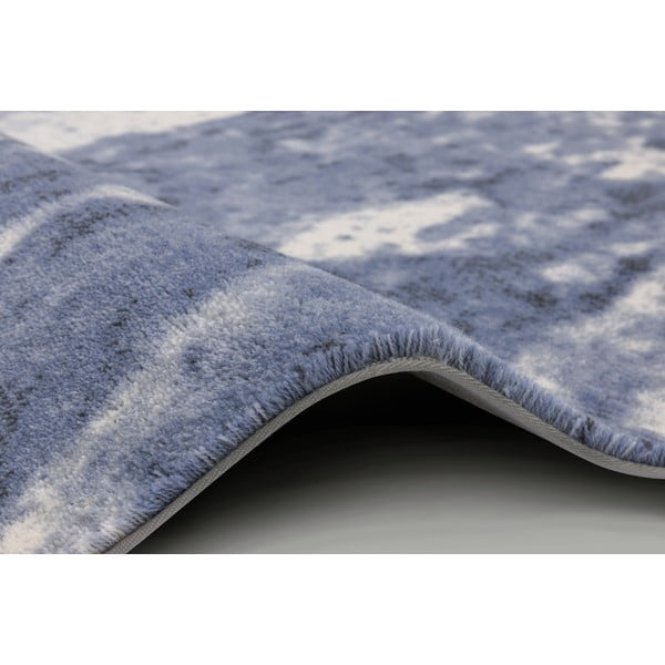 Kék gyapjú szőnyeg 133x180 cm Albo – Agnella-image-2