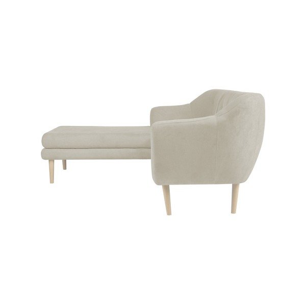 Sicile bézs színű kanapé baloldali fekvőfotellel - Mazzini Sofas-image-1