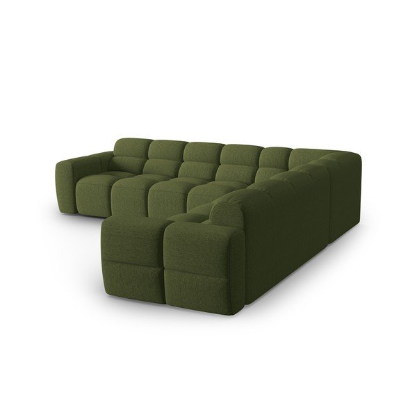 Zöld sarokkanapé Lisa – Micadoni Home-image-3