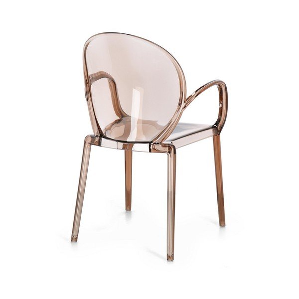 Világosbarna műanyag kerti szék Camilla – Bizzotto-image-4