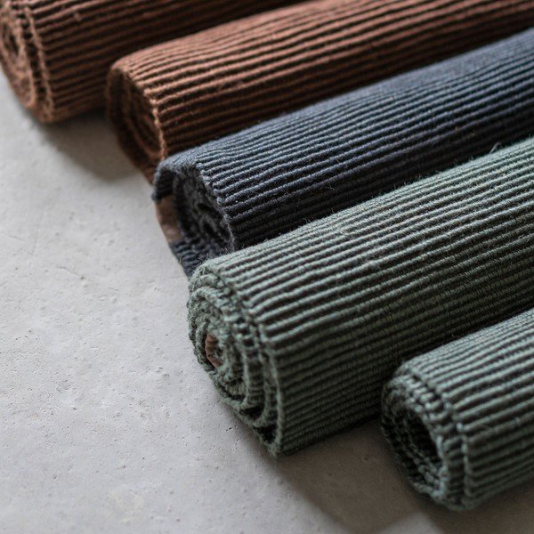 Sötétszürke juta futószőnyeg 70x150 cm Ribbon – Mette Ditmer Denmark-image-2