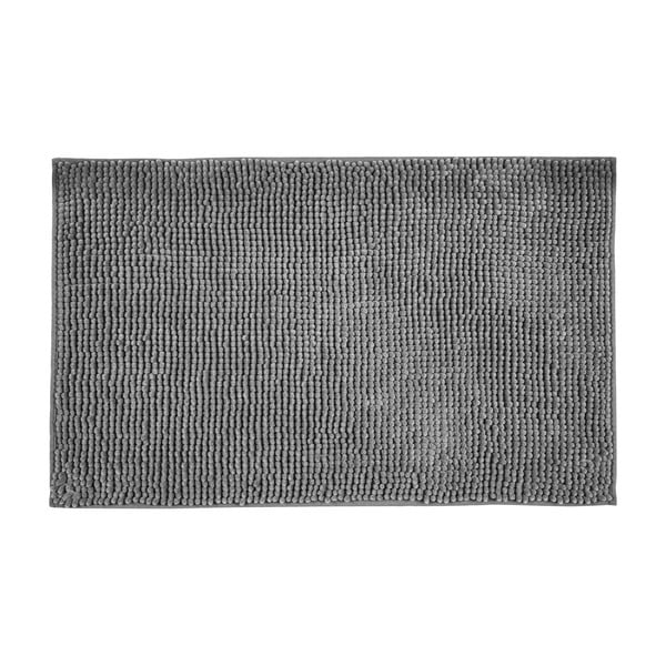 Sötétszürke textil fürdőszobai kilépő 50x80 cm Chenille – Allstar