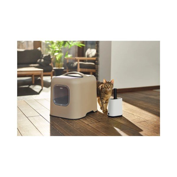 Bézs macskatoalett és lapát szett Biala – Rotho-image-3