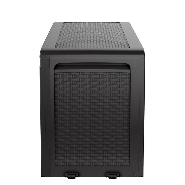 Sötétszürke műanyag kerti tárolódoboz Samoa – Keter-image-3