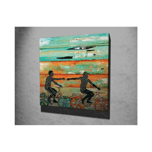 Bike Trip vászon fali kép, 45 x 45 cm-image-2