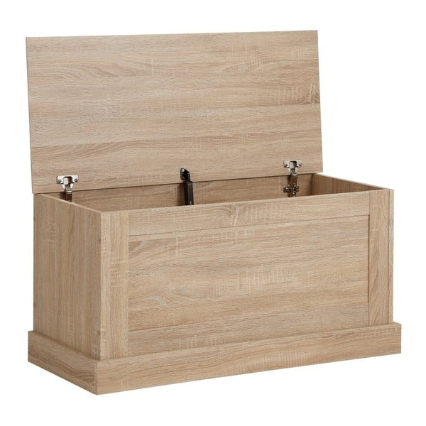 Bruce tárolóláda tölgyfa dekorral - Støraa-image-3