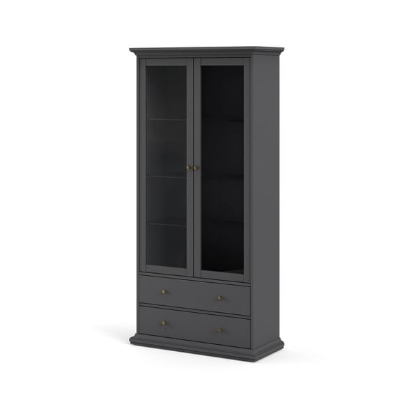 Szürke tálalószekrény 96x201 cm Paris – Tvilum-image-4