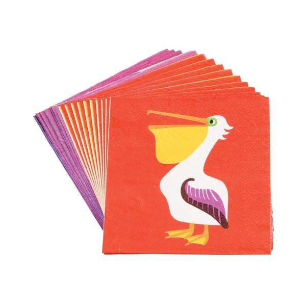 Colourful Creatures 20 db-os papírszalvéta szett - Rex London-image-3