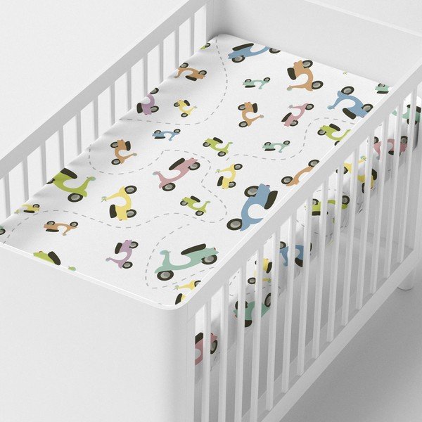 Summer Time gyerek pamut lepedő, 140 x 70 cm - Happynois-image-1