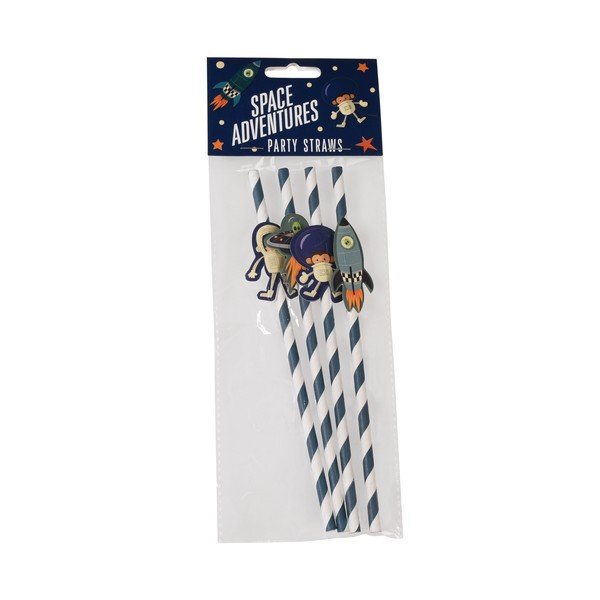 Space Adventures 4 db-os szívószál szett - Rex London-image-4