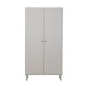 Világosszürke borovi fenyő ruhásszekrény 100x195 cm Madu – WOOOD