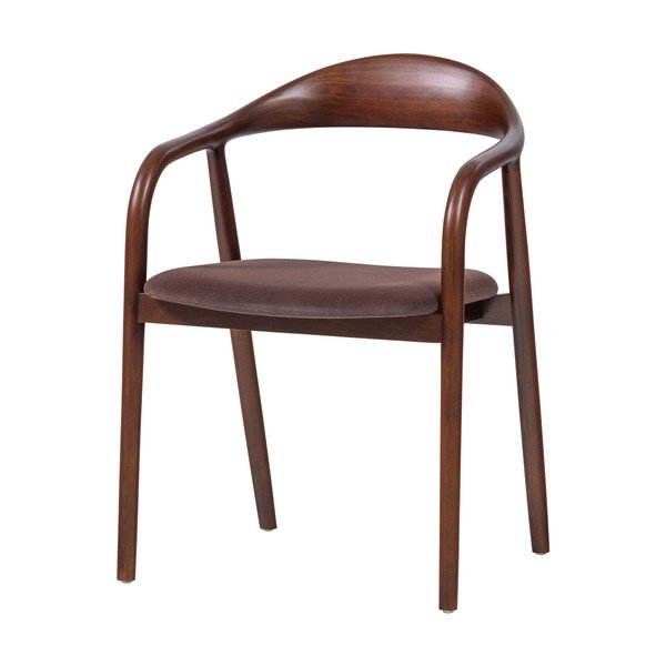 Barna bükkfa karfás étkezőszék Bran – WOOOD