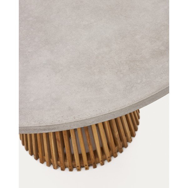 Kerek kerti étkezőasztal ø 120 cm Alcaufar – Kave Home-image-3