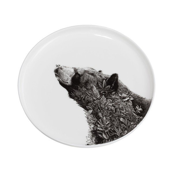 Marini Ferlazzo Black Bear csontporcelán desszertes tányér, ⌀ 20 cm - Maxwell & Williams
