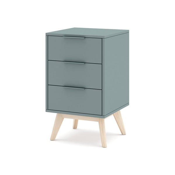 Szürkészöld éjjeliszekrény Pisco – Marckeric-image-2