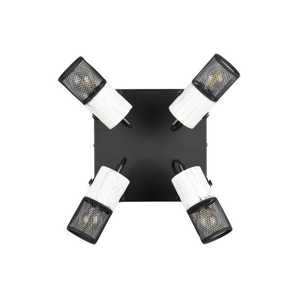 Fekete-fehér spotlámpa ø 9 cm Tosh – Trio-image-3