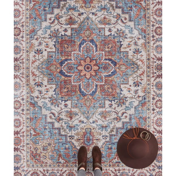 Anthea piros-kék szőnyeg, 160 x 230 cm - Nouristan-image-2