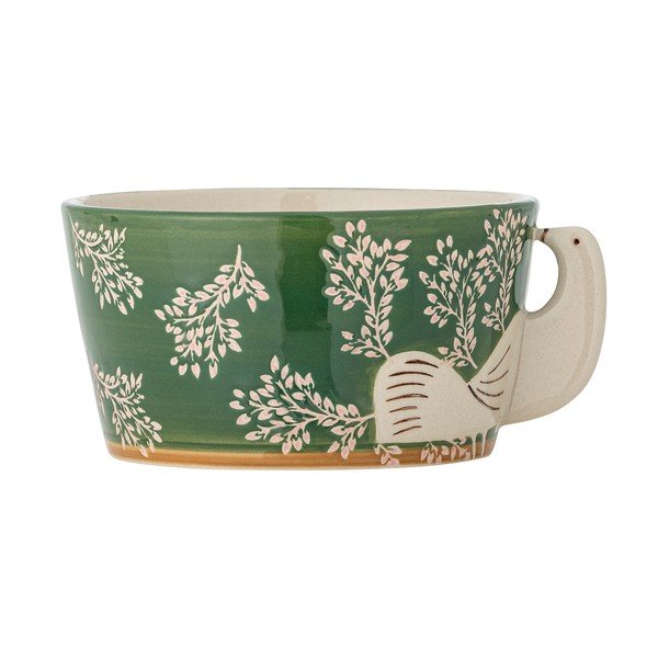 Zöld kőedény leveses tálka 460 ml Hezha – Bloomingville-image-3