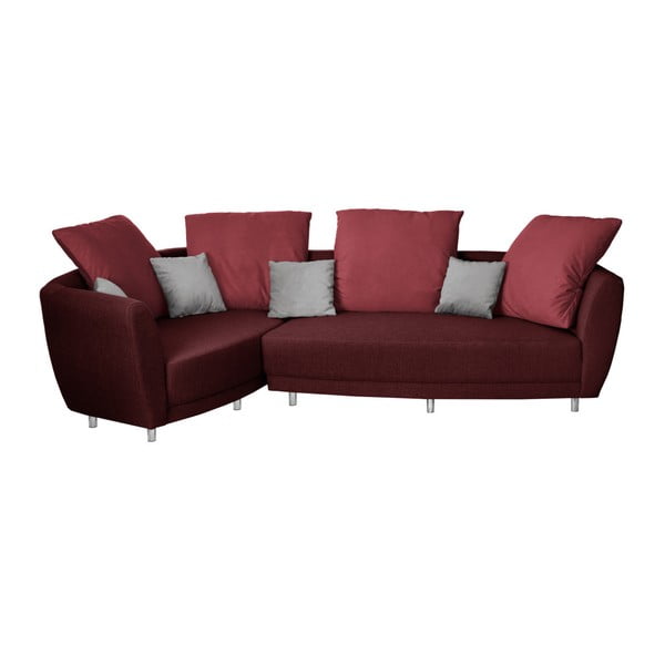 Viotti piros kanapé, bal oldali kivitel - Florenzzi