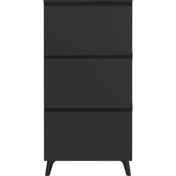 Antracitszürke billenő ajtós cipőtartó Scarpa – Germania-image-1