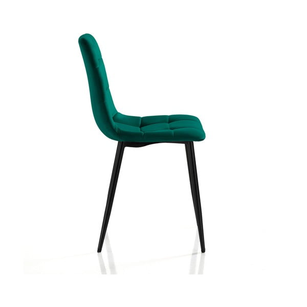 Zöld bársony étkezőszék szett 2 db-os Faffy – Tomasucci-image-3
