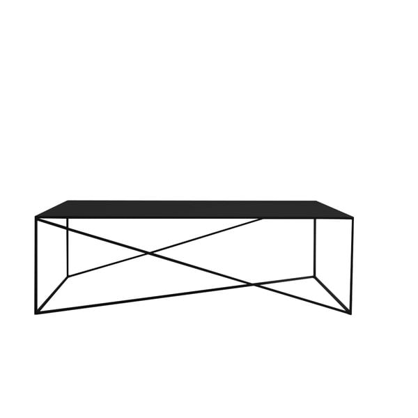 Memo fekete dohányzóasztal, 140 x 80 cm - Custom Form