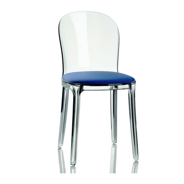 Vanity szék, kék üléssel - Magis
