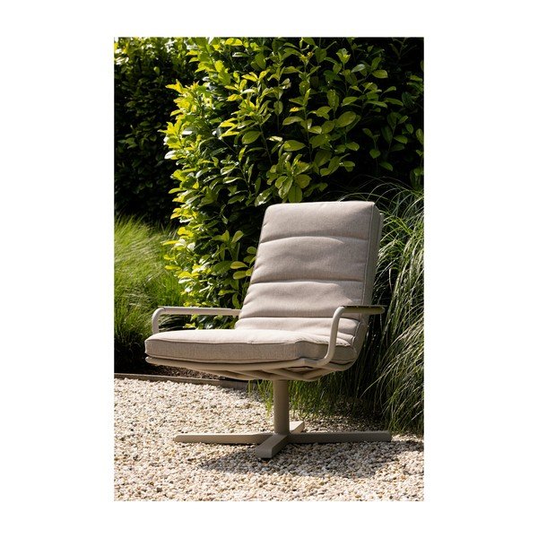 Világosszürke fém kerti fotel Coosa – Exotan-image-1