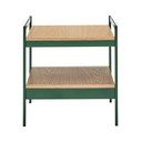 Tárolóasztal tölgyfa dekoros asztallappal 43x43 cm Jaunty – Hübsch