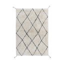 Krémszínű mosható kézi szövésű pamut szőnyeg 70x100 cm Mini Bereber – Lorena Canals