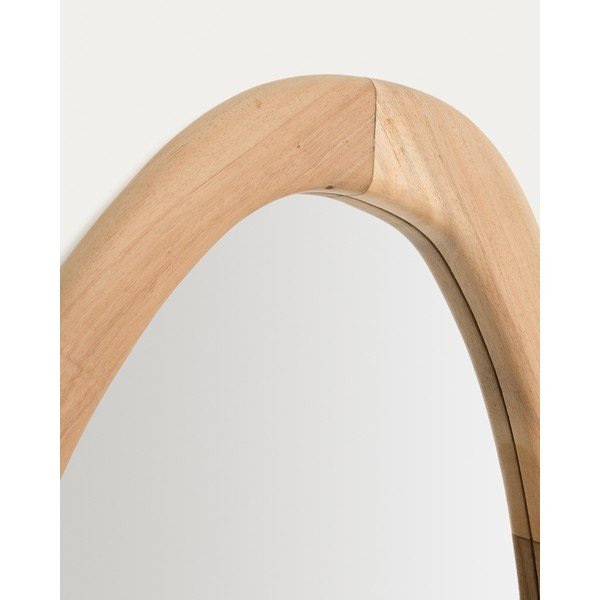 Fali tükör tömörfa kerettel 60x107 cm Selem – Kave Home-image-2