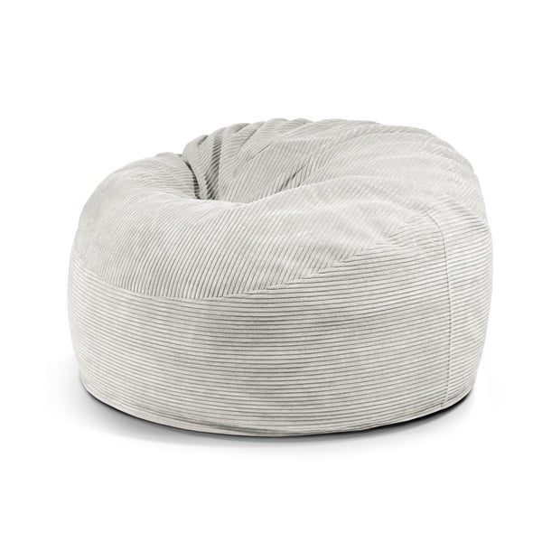 Krémszínű kordbársony babzsákfotel Om 110 – SLOWDOWN