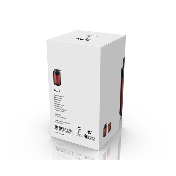 Barna üveg szappanadagoló 250 ml Tada – Zone-image-3