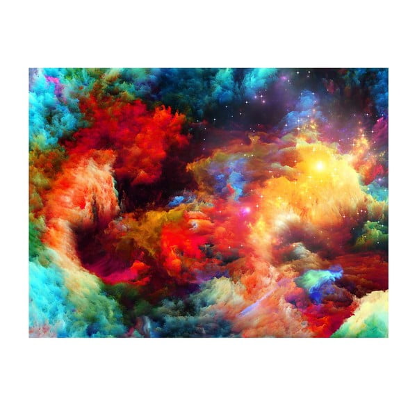 Decor Colorful Galaxy kép, 70 x 100 cm - Homemania