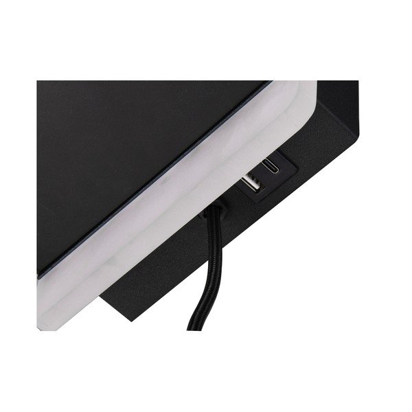 Matt fekete LED dimmelhető fali lámpa Fairfield – Trio-image-3