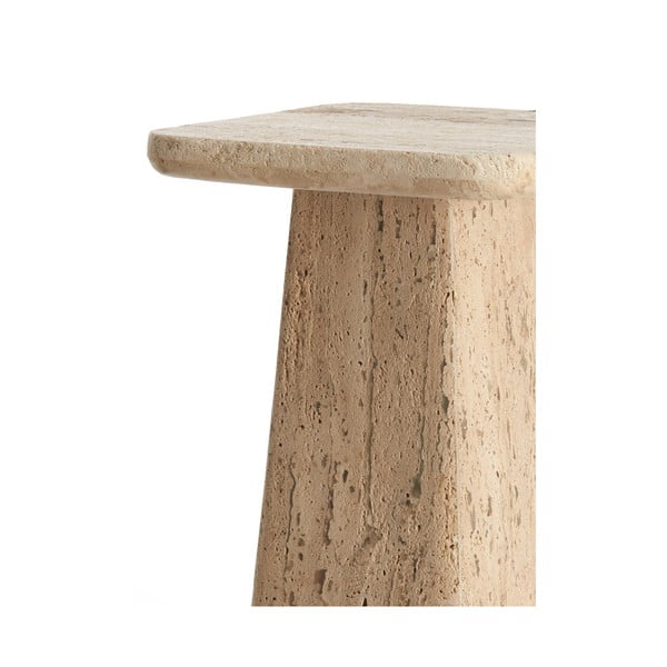 Tárolóasztal kő asztallappal 30x30 cm Kepami – Light & Living-image-3