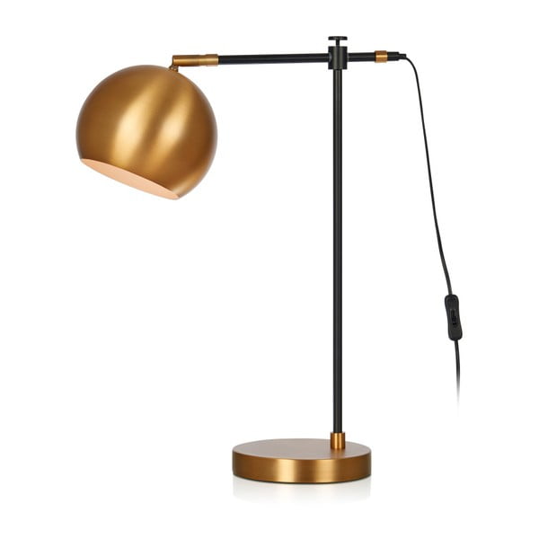 Chester fekete-bronzszínű asztali lámpa - Markslöjd