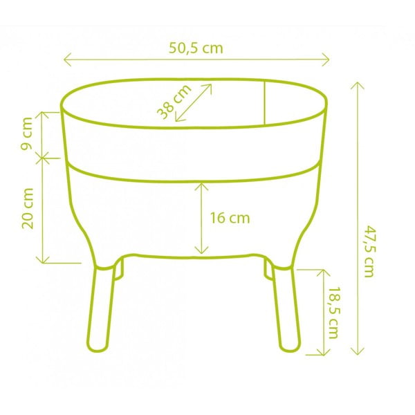 Műanyag önöntözős termesztő virágláda Urbalive – Plastia-image-4