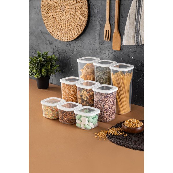 Élelmiszertartó doboz szett 9 db-os Fresco – Hermia-image-1